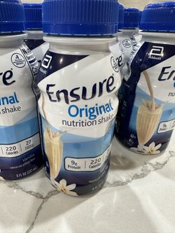Ensure Nutrition Shake - Original Vanilla - 15 Bottles - Meal Replacement Shake