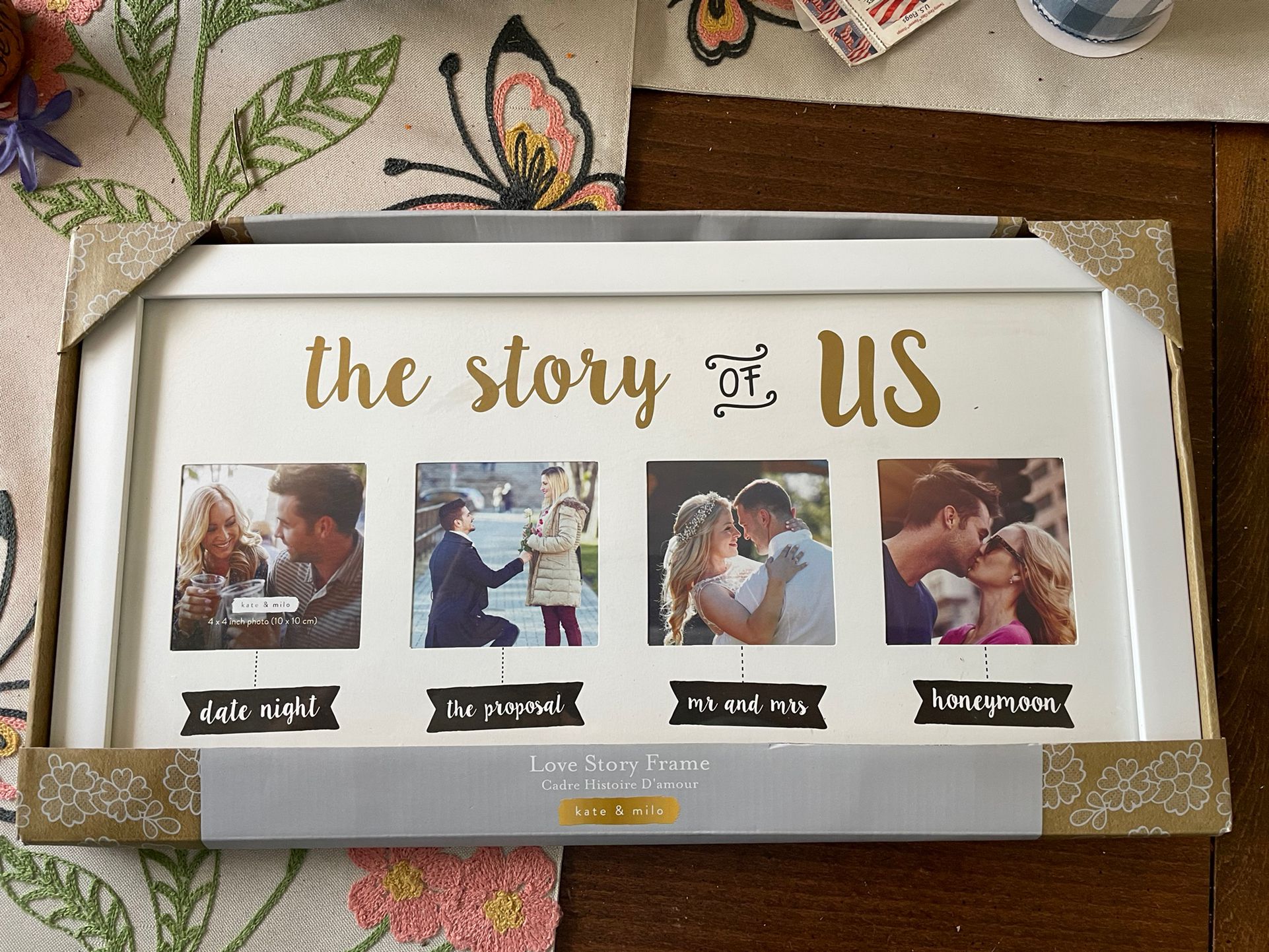 “The Story of Us” Love Story Frame