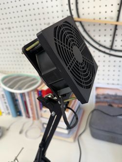 Soldering cooling fan