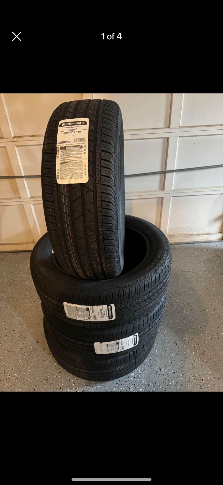 Ontinental 3 CrossContactâ„¢ LX Sport 235/55 R 19 101 H
