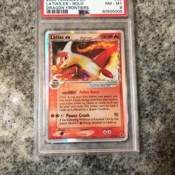 Latias ex 95/101 EX Dragon Frontiers PSA 8 Delta Species Pokemon Card TCG