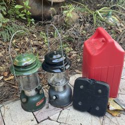 (2) Coleman lamps $65.00 CASH, TEXT FOR PRICES. 