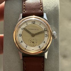 Rare Vintage 1930’s Men’s Tiffany And Co Automatic Watch 