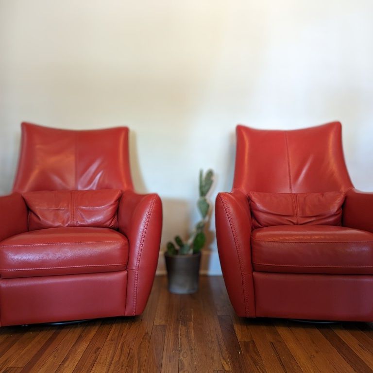 Domicil Red Chairs Armchairs