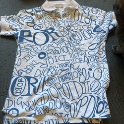 Dior Shirt Stussy Graffiti Style Medium Size Might B Small