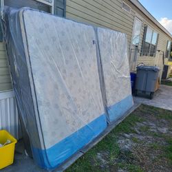 NEW QUEEN PILLOW TOP MATTRESS AND BOX SPRING -- Also Available In All Sizes.