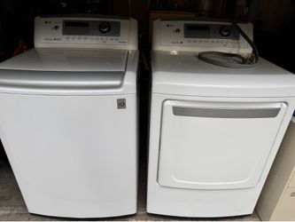 LG washer and dryer