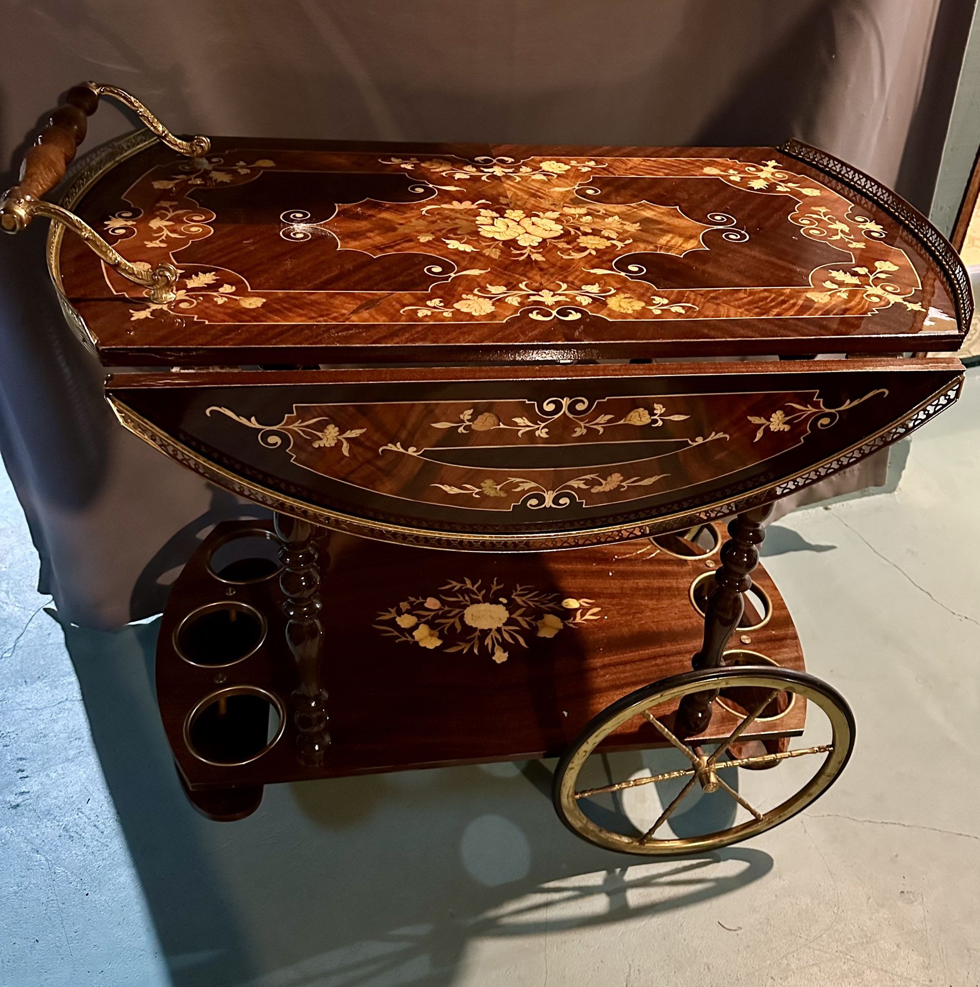 Antique Italian Bar Cart
