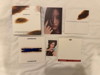 Le Sserafim UNFORGIVEN Sparkling Blue Kazuha Compact Version
