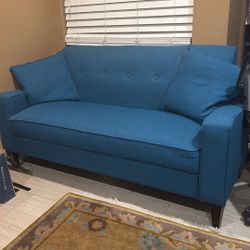 Blue Teal Couch 