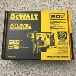 DEWALT 20V 5/8-Inch Brushless  SDS Plus Rotary Hammer DCH172B (Tool Only)