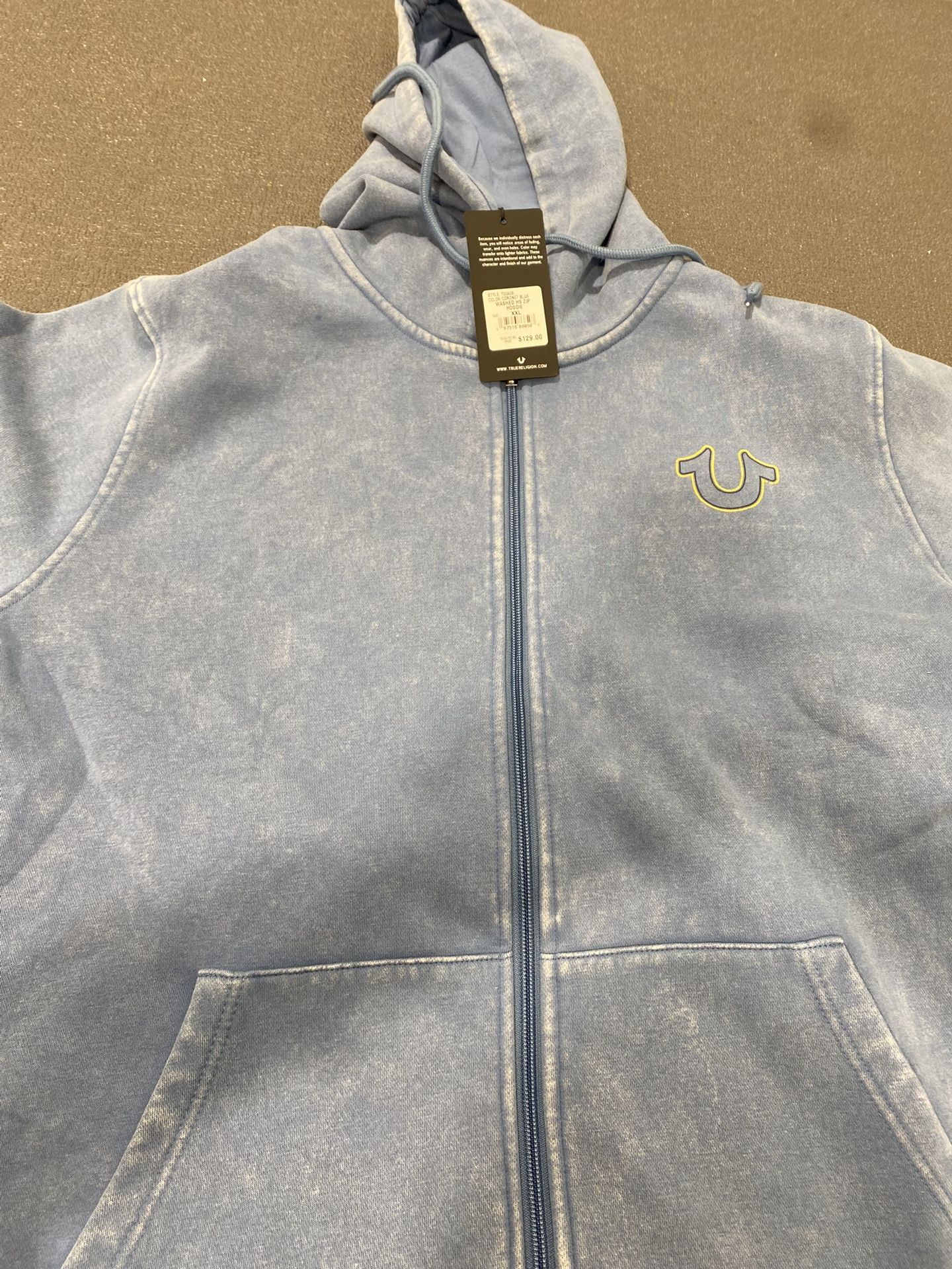 Blue XXL true religion jacket