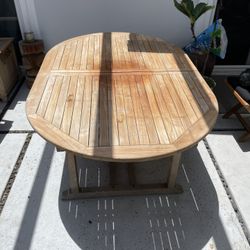Solid Teak Dining Table