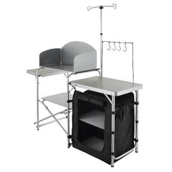 Foldable camping grill table with Carrying case brand new