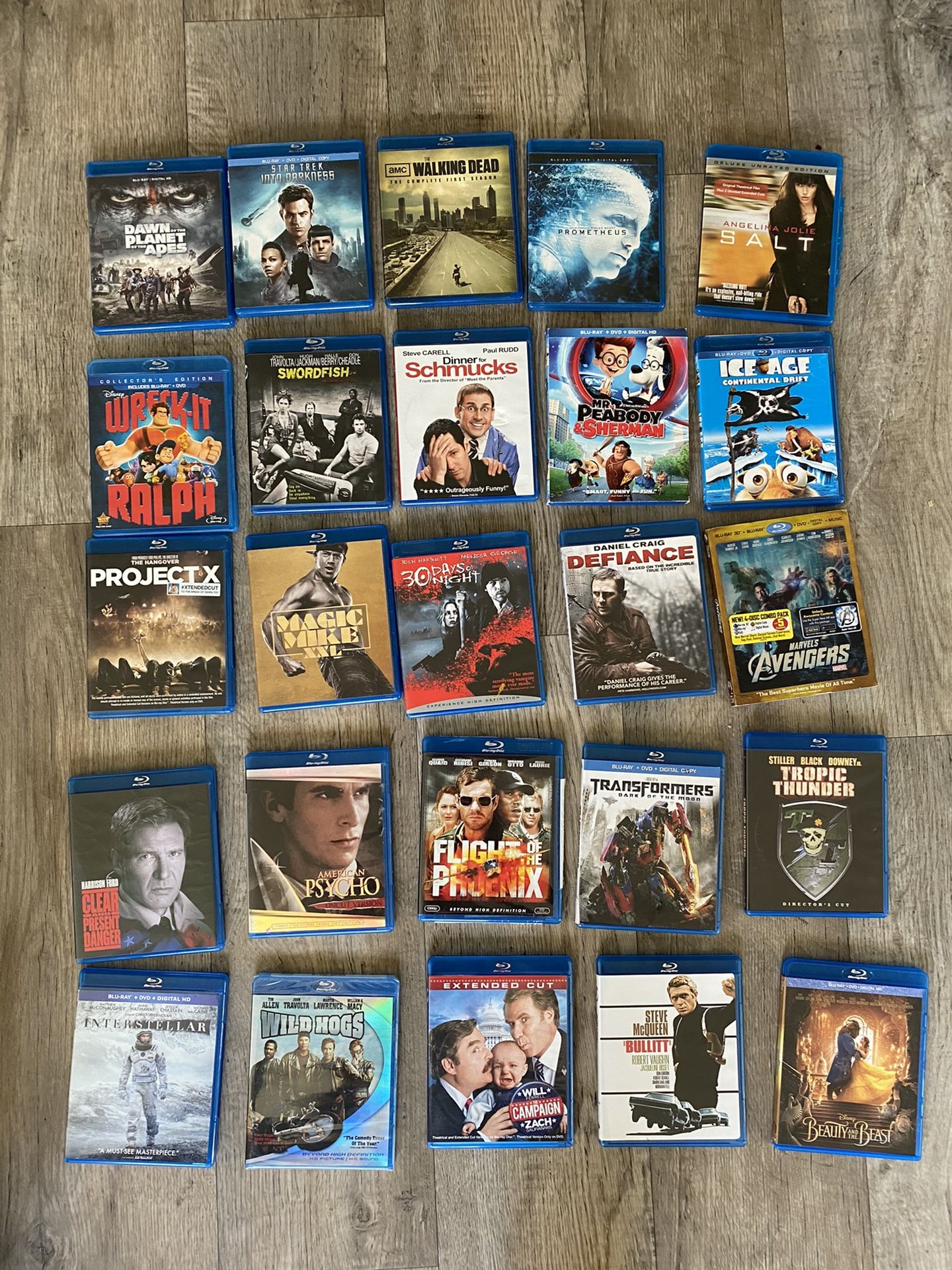 Lot of 40 Blu Ray DVDs