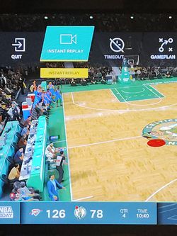 55" screen TV black element