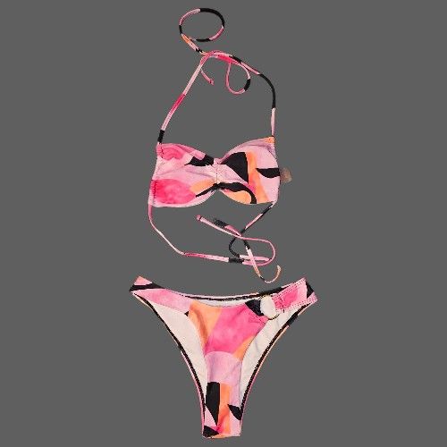 New 2-piece Colorful Bikini Swimsuit Set