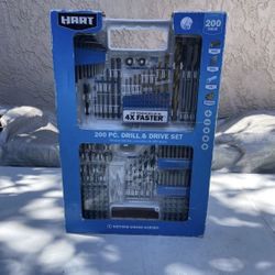 HART 200-Count Assorted Drill and Drive Bit Set with