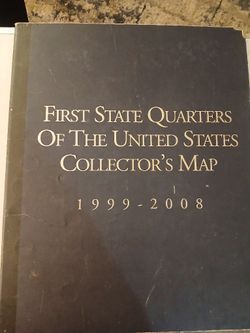 First State Quarters Of The United States Collector's Map  1(contact info removed) Complete