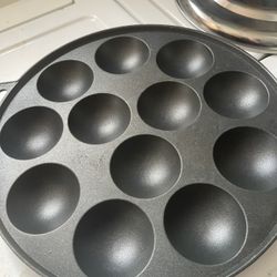 Chảo Gang Chống Dính Bánh Khọt 