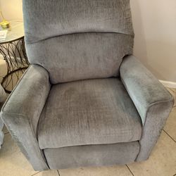 Gray Recliner $75