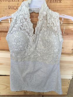Halter lace top