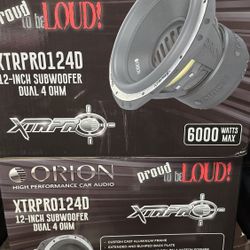 12" XTR  Subwoofers 6000 Watts 