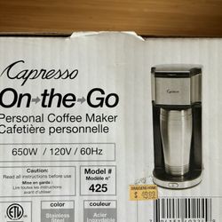 Personal Coffee Machine On To Go 