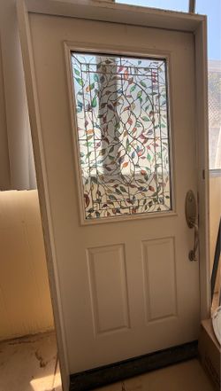 Decorative Colorful Exterior Front Door Window Frame Hardware
