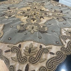 Table, End Table And Kleenx Cover