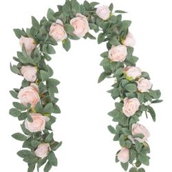New  3pcs Garlands Light Pink Roses