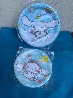Cinnamoroll Paper Plates Set Birthday Party