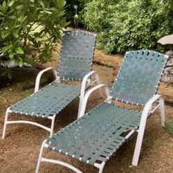 FREE Outdoor Adjustable Lounge Chairs 