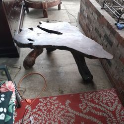 Redwood Natural Rustic Coffee Table