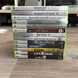 Xbox 360 Games CIB