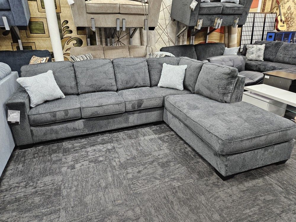 New Stock Ashley Altari Slate Color Sectional Special 