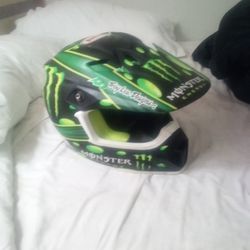 Troy Lee Designs MONSTER ENERGY Motocross Supercross Bell Mips Mx-9 Helmet - Lrg
