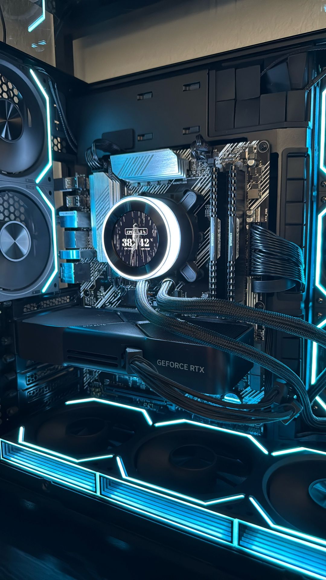 RYZEN 7 5800x with ASUS Prime b550 and 32gb Corsair Vengeance DDR4 3200 MT/s ram