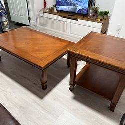 🪑 Italian Coffee Tables – Solid Wood – Moving Sale