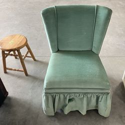 Vintage Vanity Slipper Chair