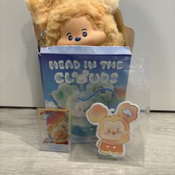 Mickey - Head In The Clouds Vinyl Plush Surprise Blind Box, Long Track Orange With Scented piece (unopened) & Card