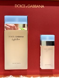 Dolce & Gabbana Light Blue Perfume Set 200ml 6.7oz Size Grande