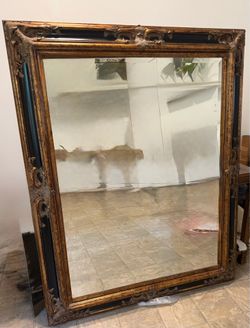 LARGE & ornate mirror - 46.5” x 59”