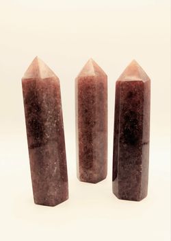 Strawberry Quartz Crystal Towers