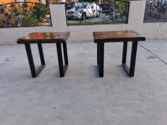 2 Wooden End Tables