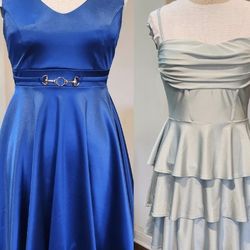 NEW Handmade Royal Blue Party/Prom Dress - Size S (4-6)
​Brand New Handmade Sage Green Tiered Party Dress - Size S (4-6)
