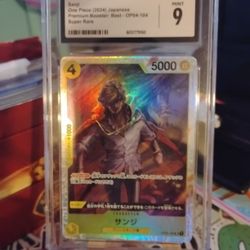 2024 One Piece CCG Sanji Japanese Premium Booster OP04-104 Super Rare
