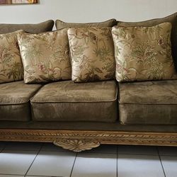 Sofa & Love Seat, Side & Center Tables