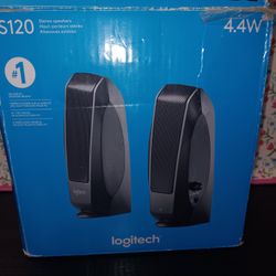 Logitech Speakers 4.4w (S120) (3.5mm) Input