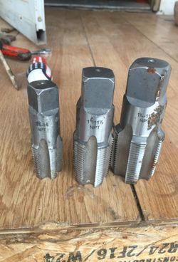 Three NPT taps